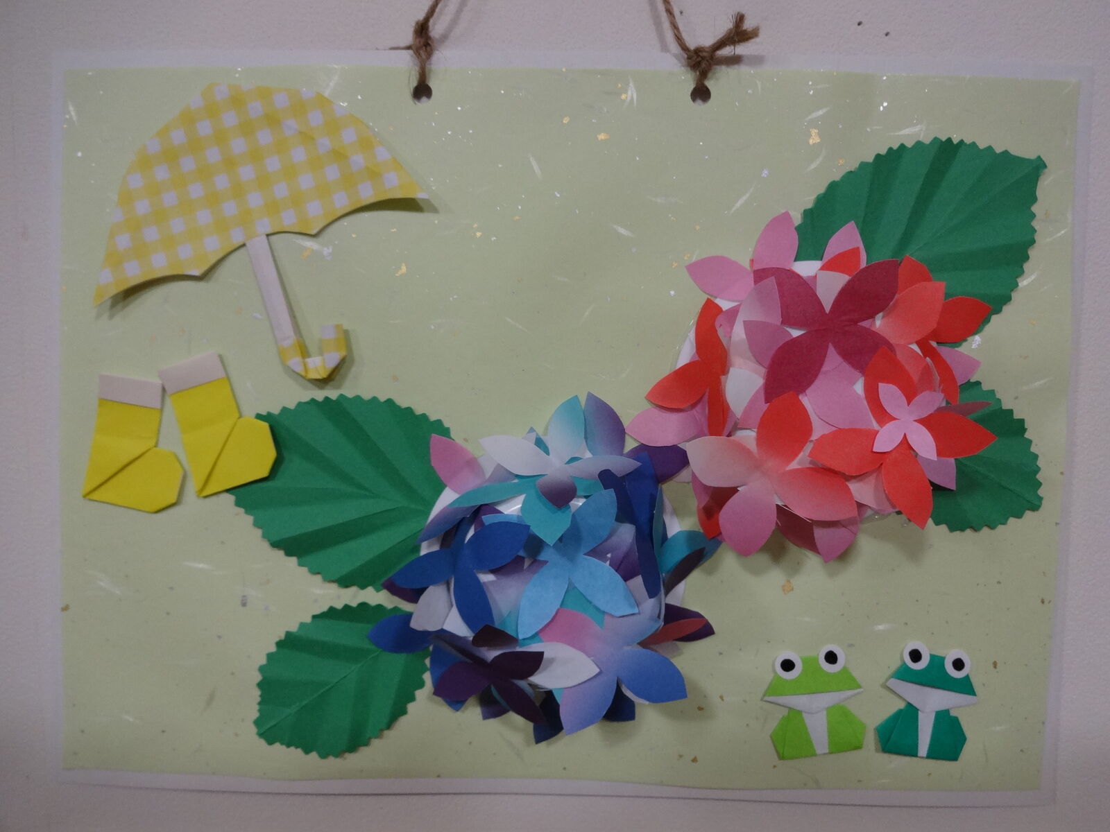 もうすぐ夏 なごみの家 紫陽花飾り作り 社会福祉法人 さつき会 もうすぐ夏 なごみの家 紫陽花飾り作り 社会福祉法人 さつき会