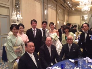 片山さつき Official Blog 東京都19区の松本洋平代議士の結婚式 家庭の幸福は 妻への降伏 安倍総理談