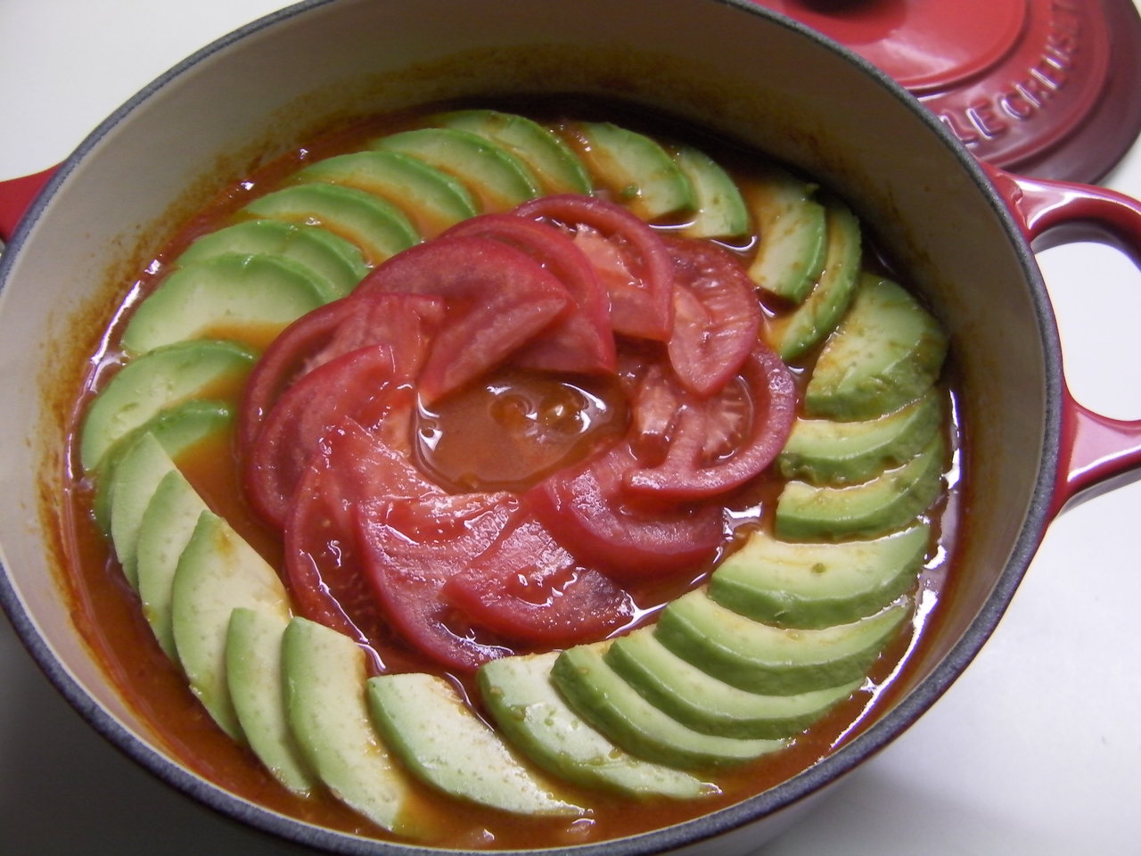 世界一受けたい授業の「アボカドとトマトのオリーブオイル鍋」 : 彩月Satsukiの料理帖