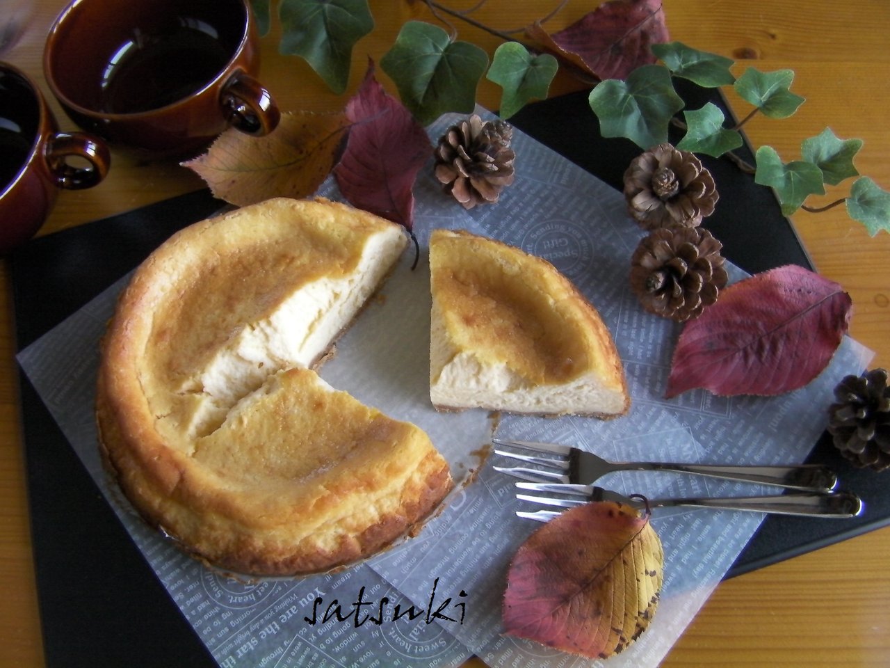 栗原はるみさんのチーズケーキ 彩月satsukiの料理帖