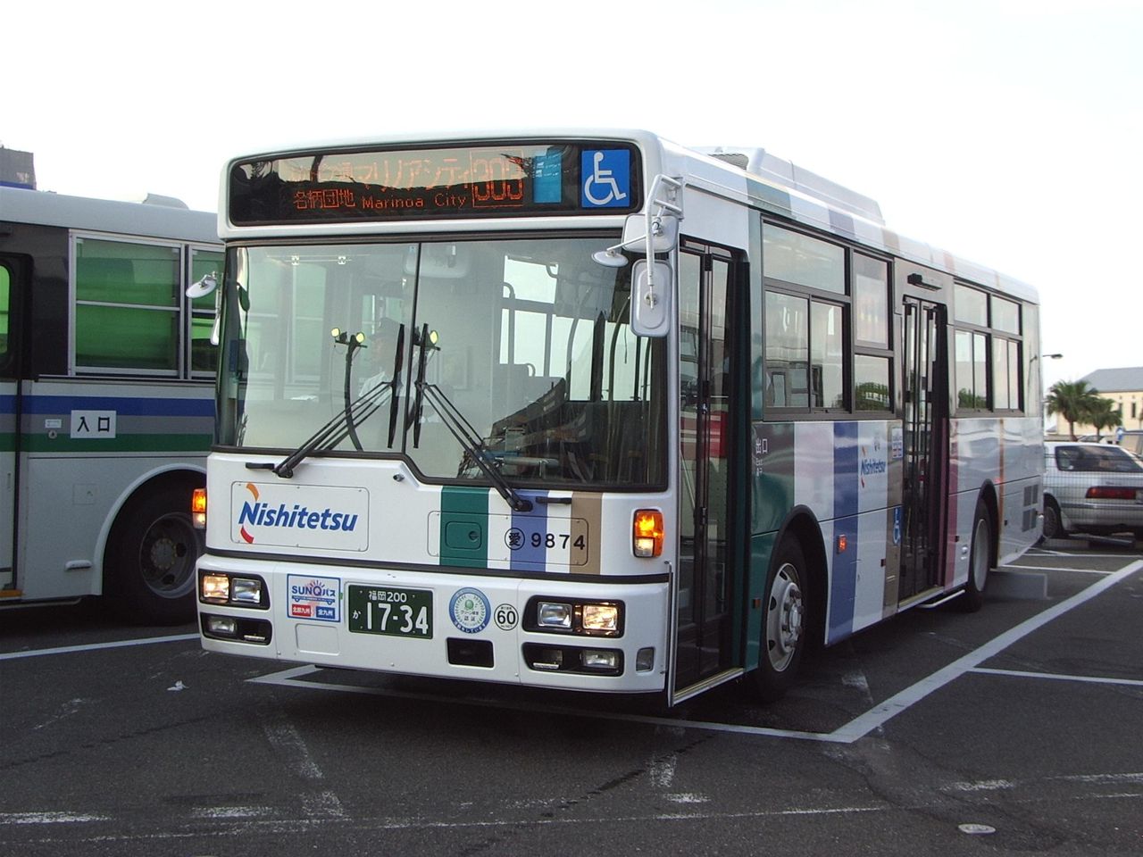 西鉄バス 日産ディーゼルスペースランナー Pkg Ra274man 西工 鹿児島人の鉄道写真館 In 九州