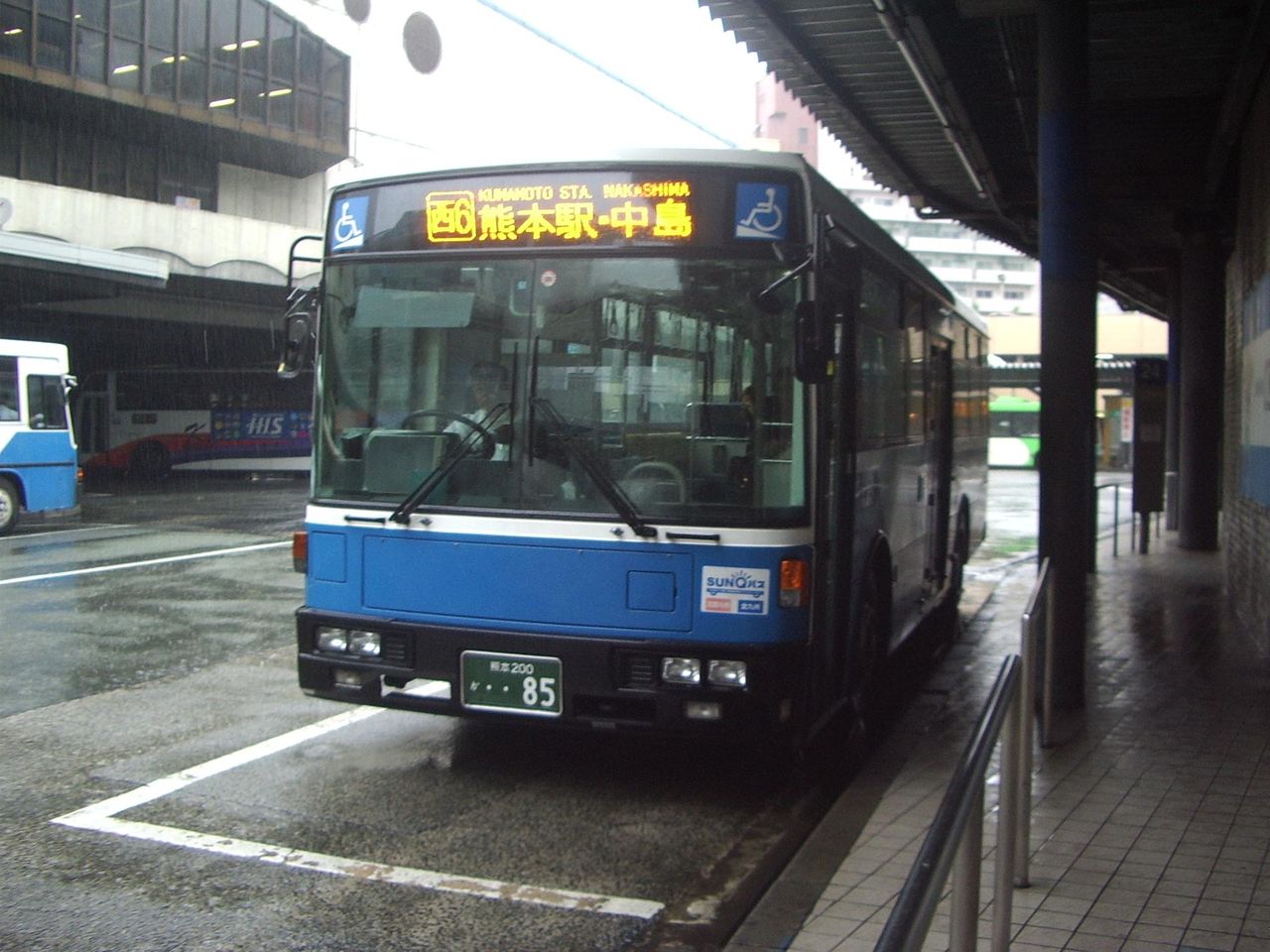 九州産業交通 日産ディーゼル7e Kl Ua452man 富士 鹿児島人の鉄道写真館 In 九州