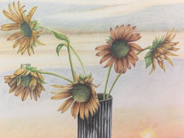 村木咲月のパステル画 パステル ボルゾイ 絵 村木咲月のパステル画 パステル ボルゾイ 絵