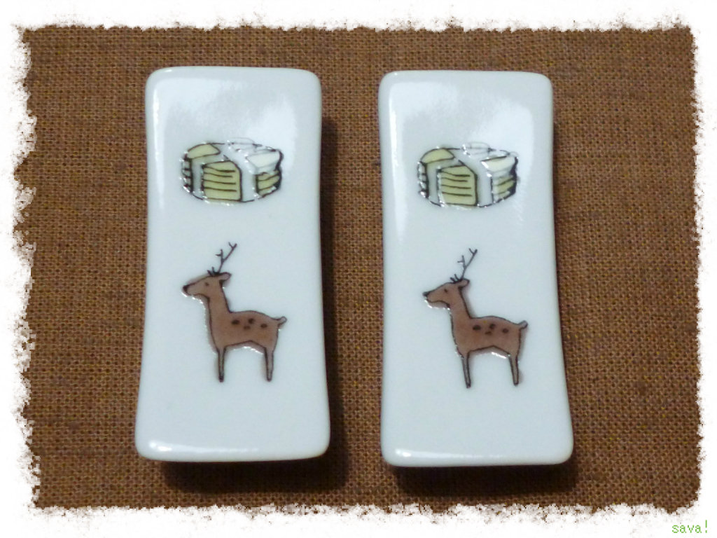 中川政七商店「KUTANI SEAL×遊 中川（ゆうなかがわ）の鹿の箸置」を