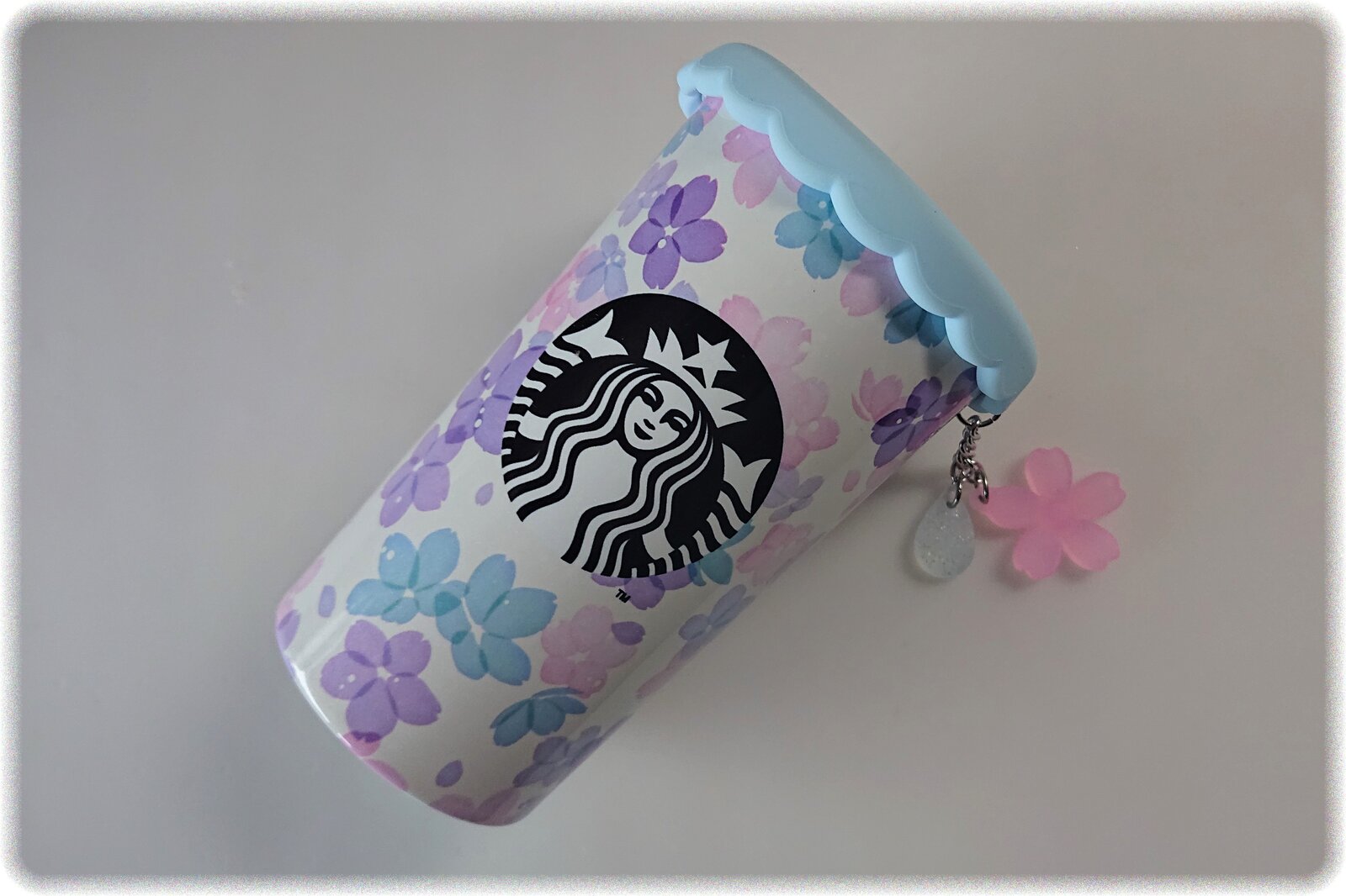 シリコンリッド ステンレス カップチャーム SAKURA 2020 スタバ
