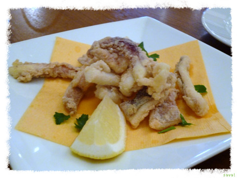 スルメイカのフリッター