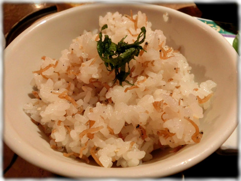 自家製じゃこ御飯