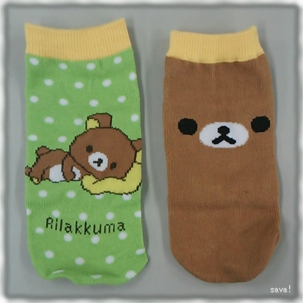 伊藤園おーいお茶 リラックマ ペットボトルカバー が靴下みたいで使い道を間違えそう ｓａｖａ