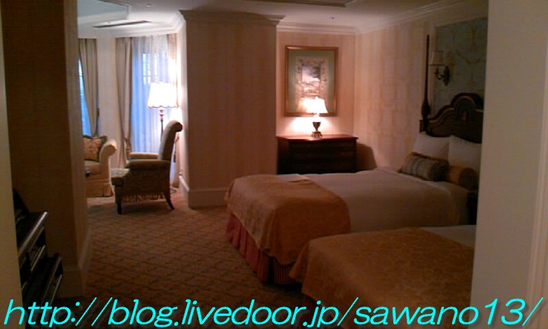 ディズニーランドホテル 今回お世話になったお部屋 ２００９年２月宿泊 コンシェルジュ タレットルーム ツイン７階 さわのディズニー リゾートイン日記 ハラハラ日常記