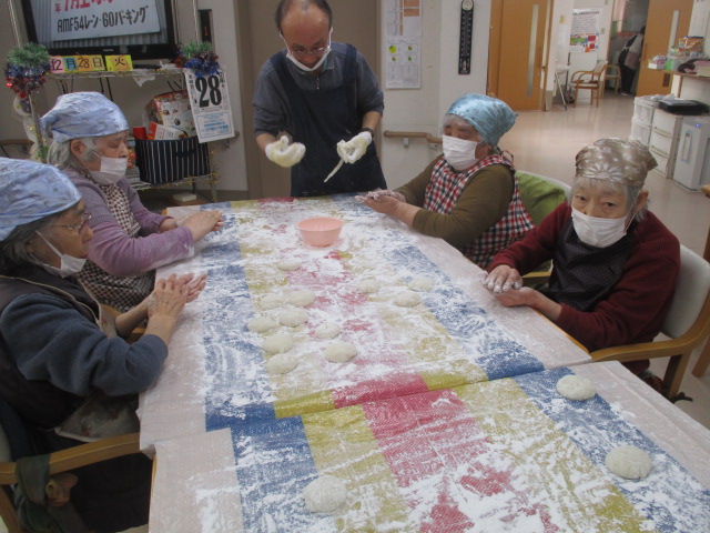 大積館のもちつき さわやかダイアリー