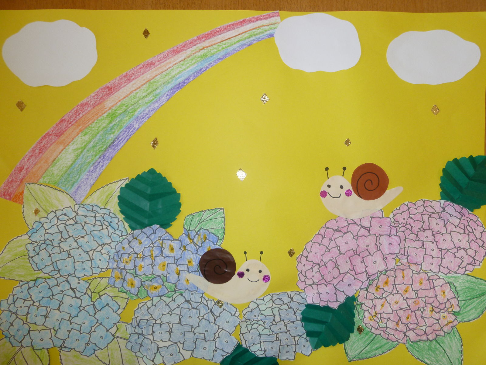 今日は あじさいの壁紙を作成しました さわやかダイアリー