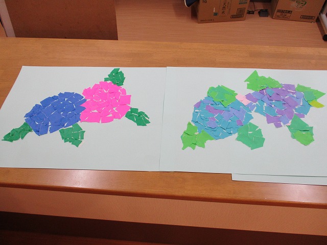 この時期のちぎり絵は 後半編 さわやかふか家の里 さわやかダイアリー