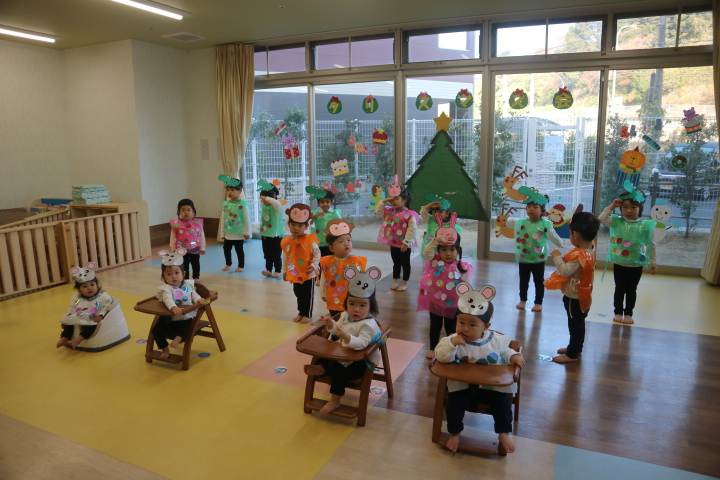 クリスマス会 くきのうみ保育園 さわやかダイアリー