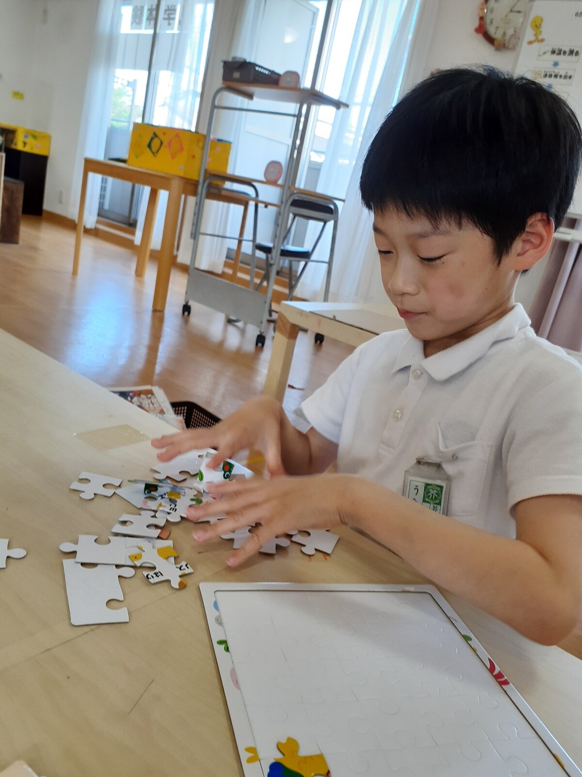 ジグソーパズル をしたよ さわやかダイアリー