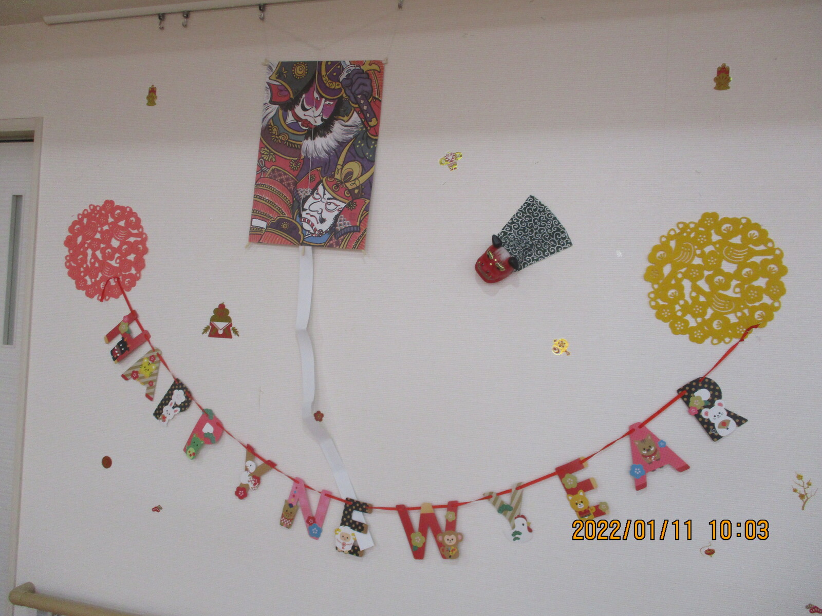 １月壁面飾り さわやかダイアリー