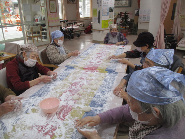 大積館のもちつき さわやかダイアリー