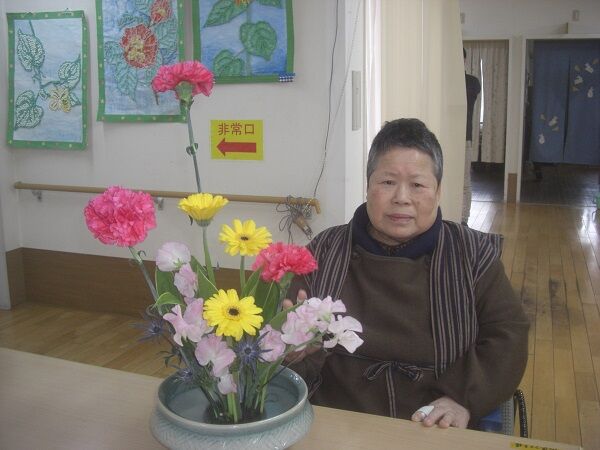 生け花教室 きれいなお花 さわやかダイアリー
