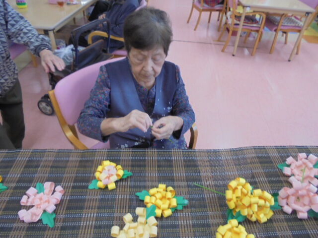 菊の壁飾り さわやかダイアリー