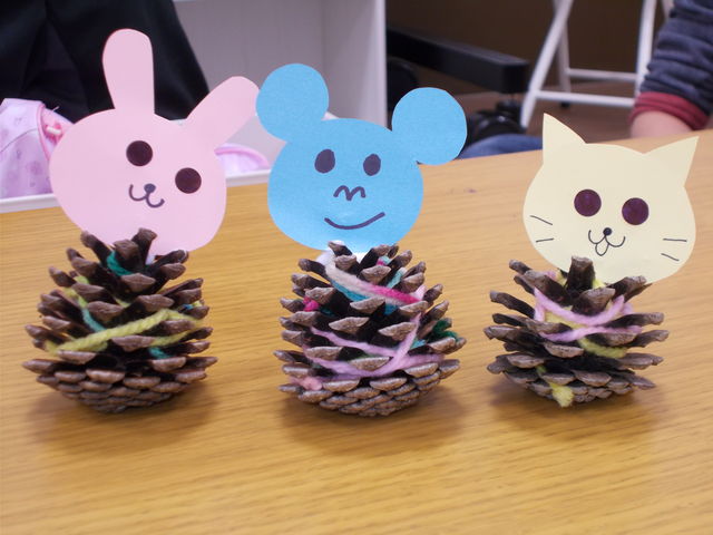 松ぼっくり人形 さわやか愛の家さくら館 さわやかダイアリー