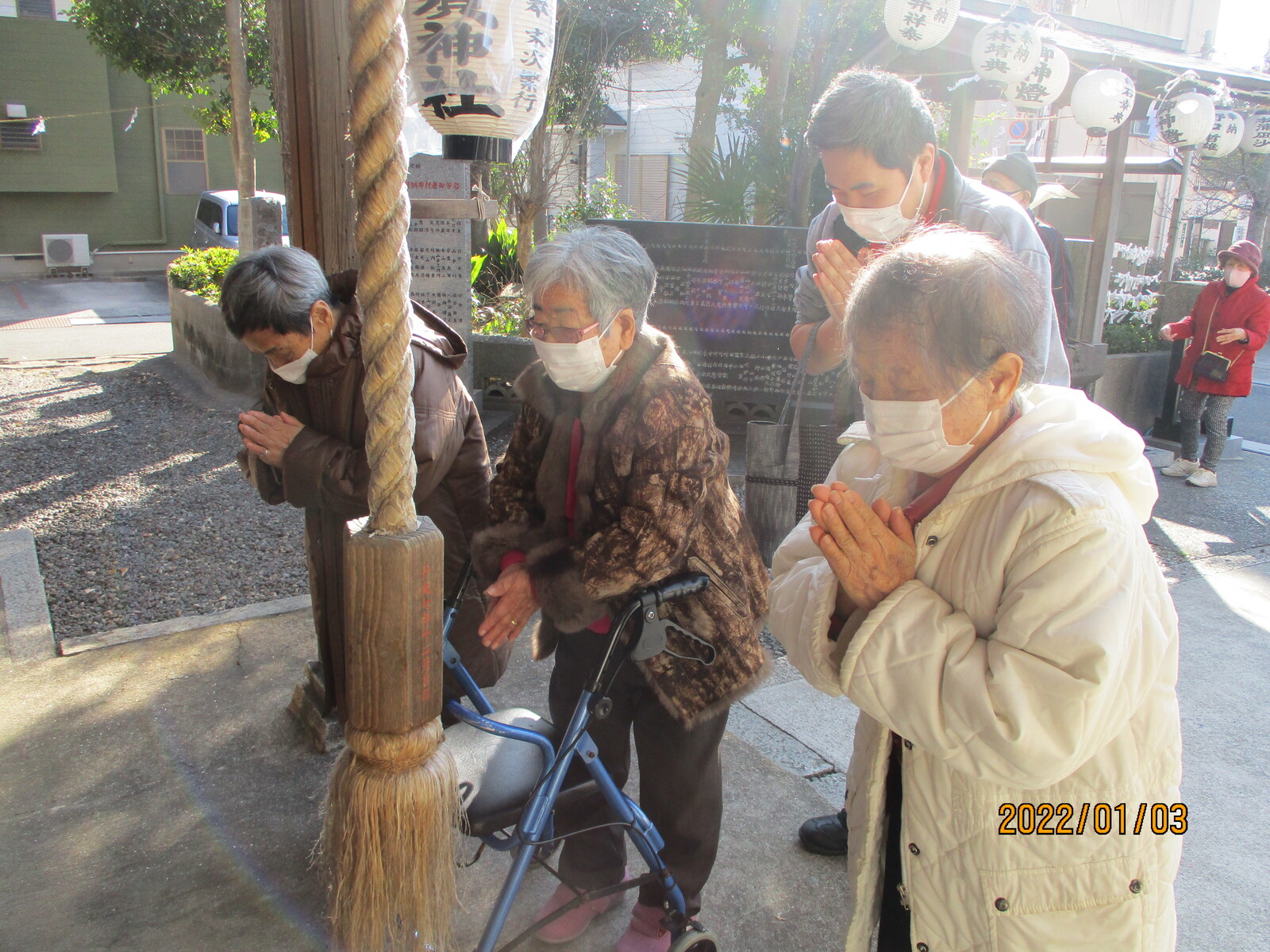 新年始まりの初詣 さわやかダイアリー