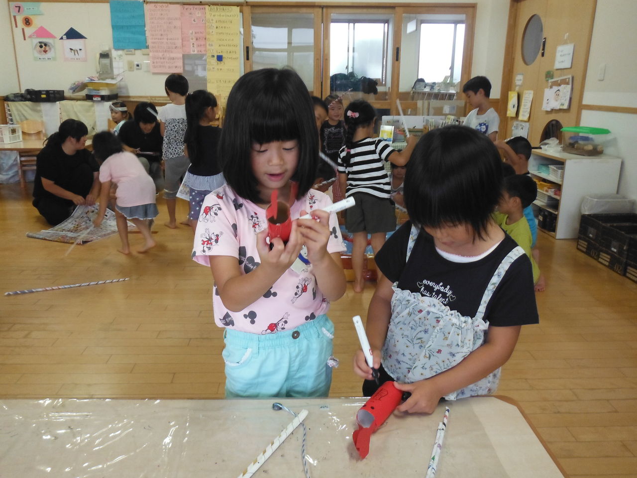 お泊り保育 ザリガニ釣り さやのもり幼稚園部のブログ
