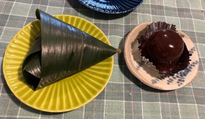 水羊羹と麩饅頭