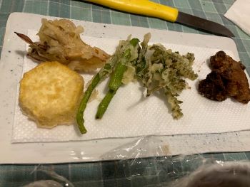 ★野菜の天ぷらののこり