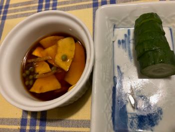 ★コリンキーときゅうりの糠漬け