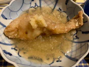 ★タラのから揚げのみぞれあんかけ