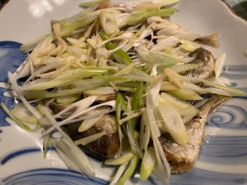★小鯵のから揚げの南蛮漬け