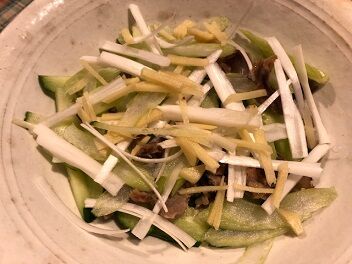 砂肝など中華あえ