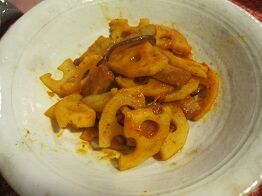 ★レンコンのキムチいため