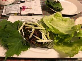 ★牛肉茄子マンガンジの味噌炒め