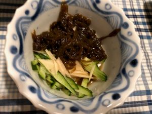 ★モズクきゅうり酢