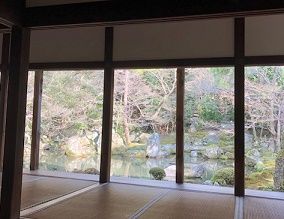 美しい庭と座敷