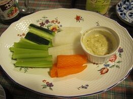 生野菜とバーニャカウダ