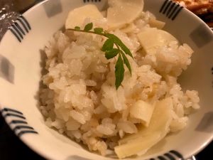★タケノコごはん