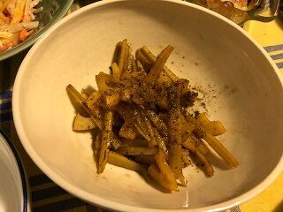 ★ゴボウとレンコンのキンピラ