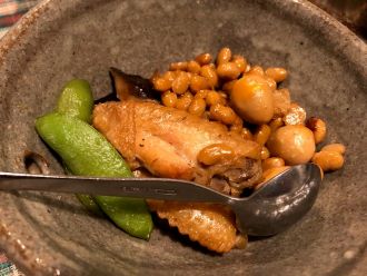 ★手羽先鵜卵大豆の煮物