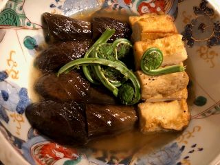 茄子と厚揚げの煮物