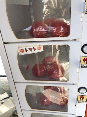 戸田農園産の販売機