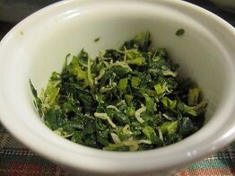 ★セロリの葉のジャコ山椒いため