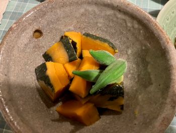 ★かぼちゃとオクラの煮物