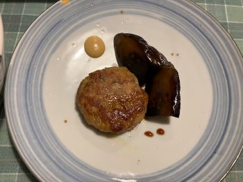 ★つくねと茄子焼き