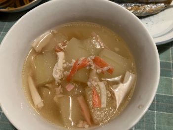 ★トウガンと鶏のミンチのそぼろ煮