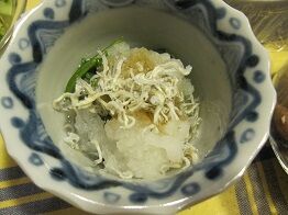 ★ホウレンソウのジャコおろしポン酢