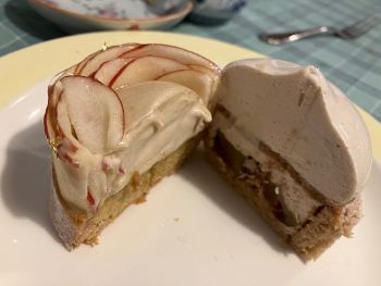 Ingredientのケーキ断面