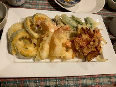 ★エビと野菜の天ぷら