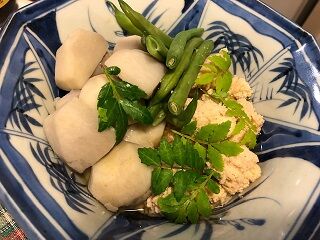 ★里芋と鯛の子の煮物