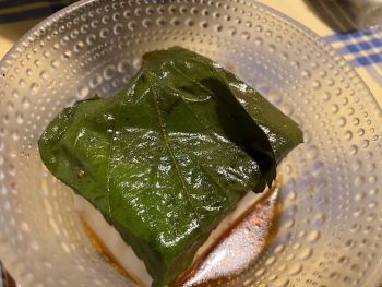 ★冷奴のエゴマ醤油漬けのせ